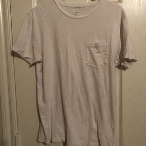 VERY SOFT JCREW WHITE POCKET TEE